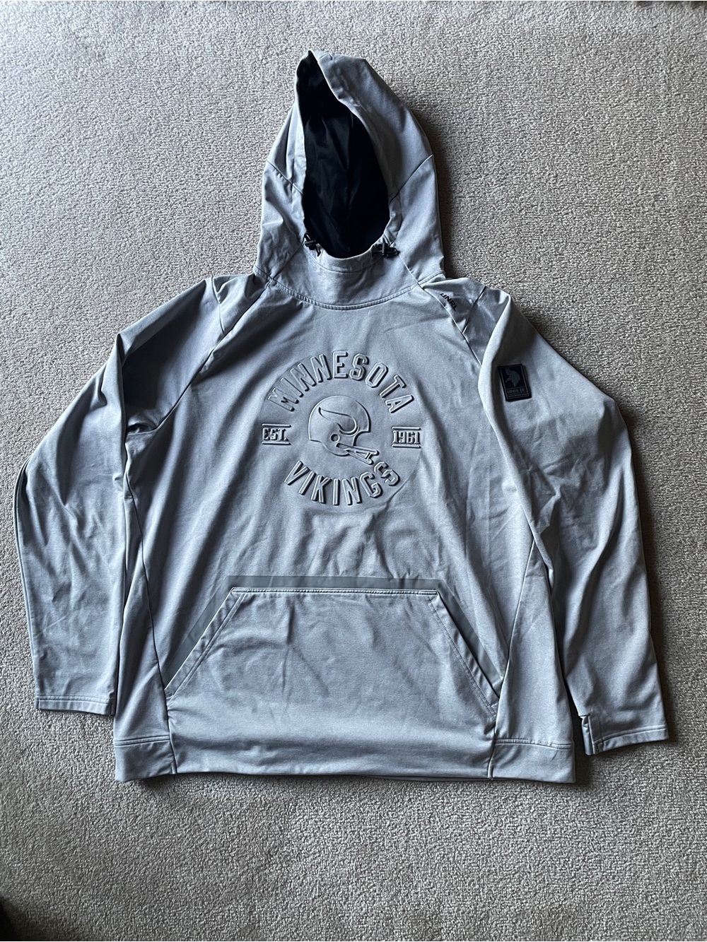 Minnesota Vikings UNRL Crossover Hoodie XXL